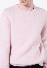 Prada Brushed Wool Sweater Pink UMB923SOOO16AR_F0AL2