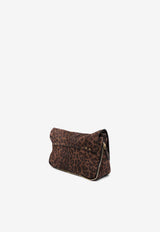 Jérôme Dreyfuss Small Bobi Leopard Print Crossbody Bag Brown 42BOBISCR_Imprimé Léopard Naturel