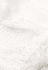 Anine Bing Semi-Sheer Lace Bra with Trim White A100003_150