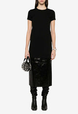 Rick Owens Level Crewneck Long T-shirt Black RP01E7203JA_09