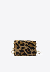Prada Leopard Print Chain Clutch Brown 1MR0342C7B_F0151