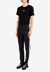 Maison Margiela Four Stitch Logo Skinny Track Pants Black S50KA0675S23168_900