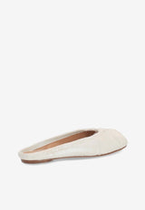 Maison Margiela Tabi Leather Flat Mules White S39WZ0105P8159_HA740