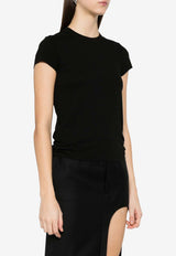Rick Owens Level Crewneck T-shirt Black RP01E7235JA_09