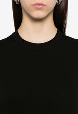 Rick Owens Level Crewneck T-shirt Black RP01E7235JA_09