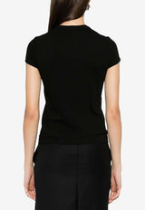 Rick Owens Level Crewneck T-shirt Black RP01E7235JA_09