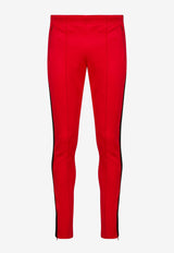 Maison Margiela Four Stitch Logo Skinny Track Pants Red S50KA0675S22460_314