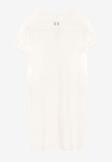 Rick Owens Level Crewneck Long T-shirt Cream RP01E7203JNC_21