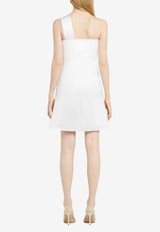 Courrèges Satin Cut-Out Mini Dress White 125CRO558PL0162_0001