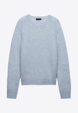 Prada Brushed Wool Sweater Light Blue UMB923SOOO16AR_F0012