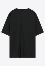 Alexander McQueen Bleached-Out Skull T-shirt Black 815068QTAC6/Q_ALEXQ-0548