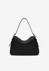 Bags Medium GG Logo Leather Shoulder Bag Black 815216AAEC2/Q_GUC-1000
