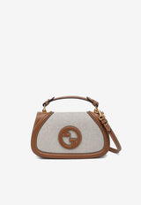 Gucci Medium Blondie Canvas and Leather Crossbody Bag Brown 815714HAAKF/Q_GUC-2545
