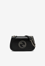 Gucci Small Blondie Leather Crossbody Bag Black 815715AAEEX/Q_GUC-1000