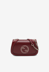 Gucci Small Blondie Leather Crossbody Bag Burgundy 815715AAEEX/Q_GUC-6207
