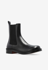 Trunk Leather Ankle Boots