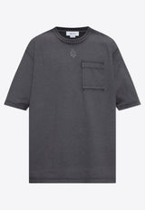 Skull Embroidered T-shirt