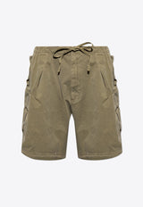 Drawstring Cargo Shorts