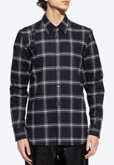 Alexander McQueen Shirt with check pattern Black 814736 QSABR-1058