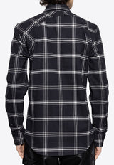 Alexander McQueen Shirt with check pattern Black 814736 QSABR-1058