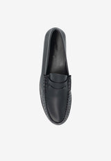 Boymoc Calf Leather Penny Loafers