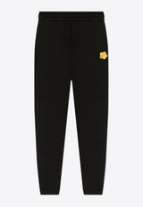 Kenzo Sweatpants with embroidered logo Black FF52PA736 4MF-99J