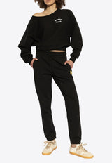 Kenzo Sweatpants with embroidered logo Black FF52PA736 4MF-99J