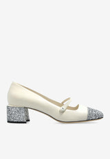 كعب اليسا 45 من الجلد بالغليتر