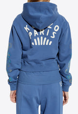 Jungle Flower Zip-Up Hooded Sweatshirt