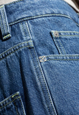 Irregular Straight-Leg Cargo Jeans