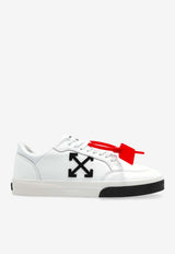 Off-White New Vulcanized Leather Sneakers White OMIA293C99 LEA002-0110