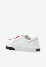 Off-White New Vulcanized Leather Sneakers White OMIA293C99 LEA002-0110