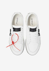 Off-White New Vulcanized Leather Sneakers White OMIA293C99 LEA002-0110