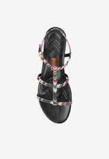 صندل فلات بنمط متعرج