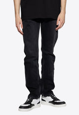 Straight-Leg Jeans with Small Arrows