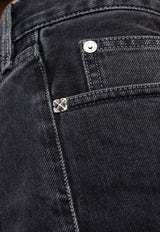 Straight-Leg Jeans with Small Arrows