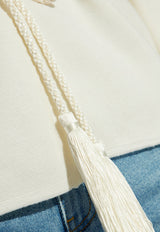 كارديغان تيبيريو من الصوف بأربطة شد