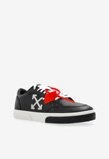 Vulcanized Leather Low-Top Sneakers
