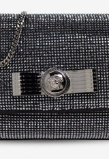 Crystal Gianni Ribbon Clutch Bag