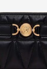 Versace Medusa '95 Quilted Long Wallet 1016597 1A12975-1B00V