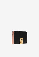 Salvatore Ferragamo Hug Compact Two-Tone Wallet Black 220633 151 770850-NERO