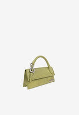 Le Chiquito Long Handbag in Lizard-Embossed Leather