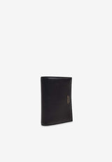 Ferragamo Leather Compact Two-Tone Wallet 220699 154 775326-NERO