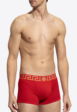 Versace Greca Border Low-Rise Trunks AU10026 1A10011-A9X2