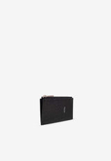 Salvatore Ferragamo Logo Monogram Leather Cardholder Black 661591 MINI EMBOSS 780103-NERO