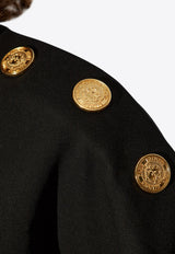 سويت شيرت قصير بشعار مطبوع