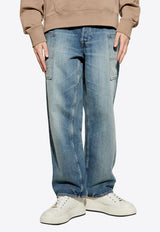 Monkey Faded Straight Jeans