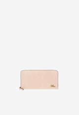 Chloè Iconic Logo Zip-Around Leather Wallet CH25SP488 O16-6J5