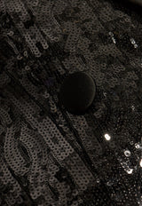 Sequined Mini Blazer Dress