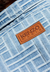 Weave Pattern Denim Shirt